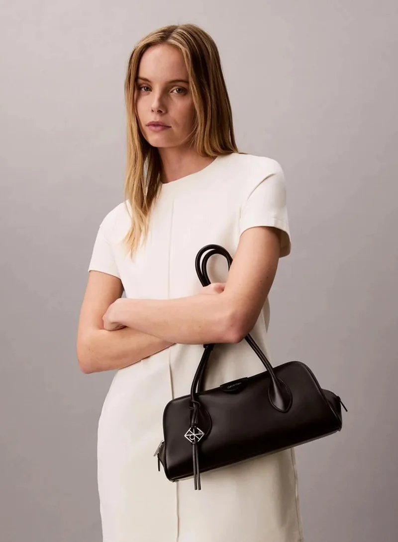 Calvin Klein Black Trio Compartment Shoulder Bag for Women | Best Price UAE