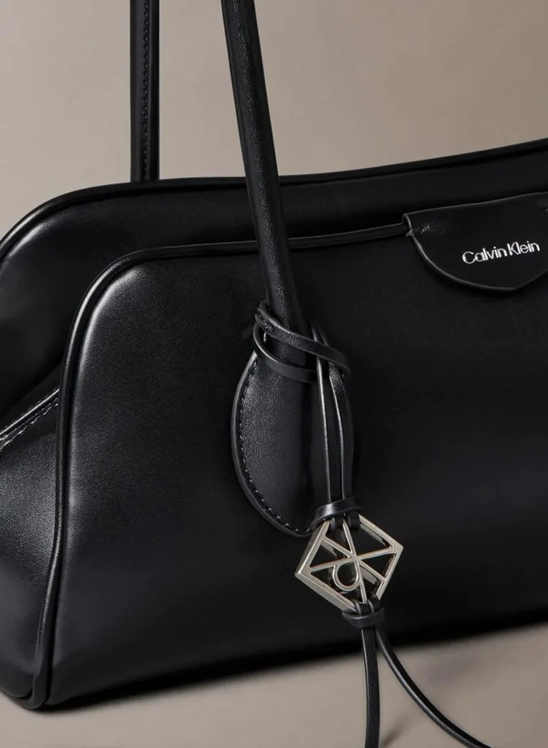 Calvin Klein Black Trio Compartment Shoulder Bag for Women | Best Price UAE