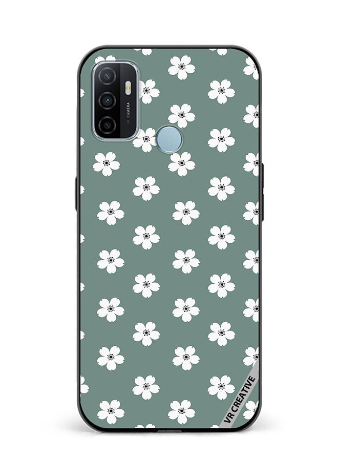 VR CREATIVE Protective Case Cover For Oppo A53 Flower Design Multicolour - Image 1