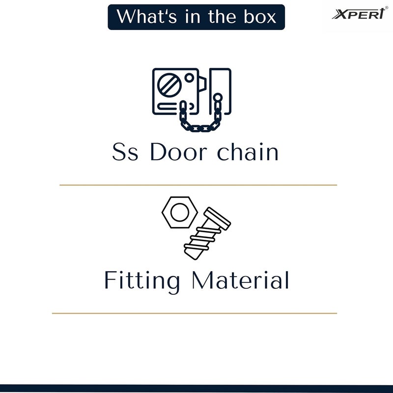 Xpert Door Chain - SSDC 888 (Antique) by , 1 Pc, Works with Chain Lock for Door, and Door Lock, Goes Door Locks for Main Door, Door Chain Lock for Main Door, and Safety Lock for Door - Image 5