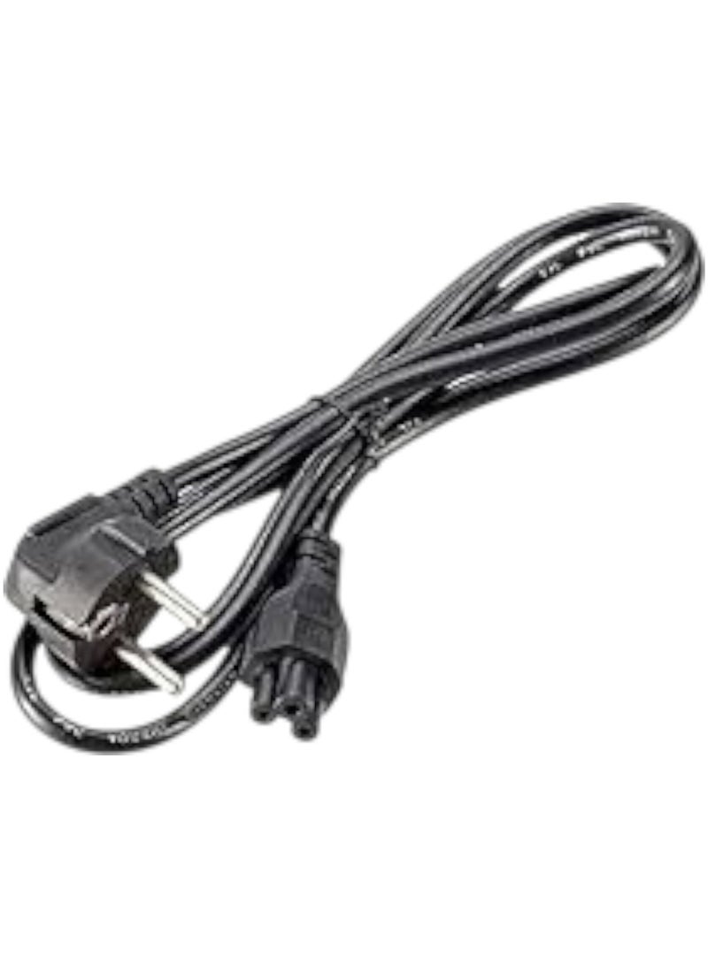 3-Pin 2-Pin Laptop AC Adapter Cable Black - Image 2