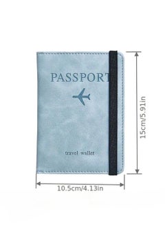 Generic Passport Holder Wallet, Passport Holder with RFID Blocking Technology, for Men and Women, Travel Accessories  - Image 2
