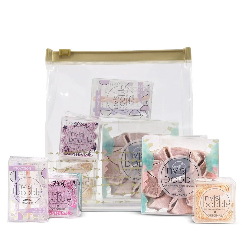 invisibobble Invisibobble Pouch of Awesome Pack with 4 special limited edition Collections  - Image 1