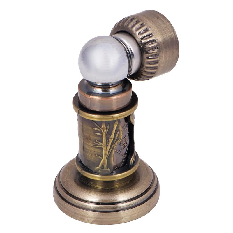 Klaxon Ruby Stainless Steel Magnetic Door Stopper Catcher with Screw Fitting Golden - Image 1