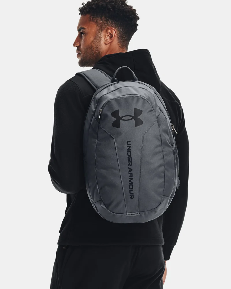 UNDER ARMOUR Grey Hustle Lite Backpack  | Best Price UAE