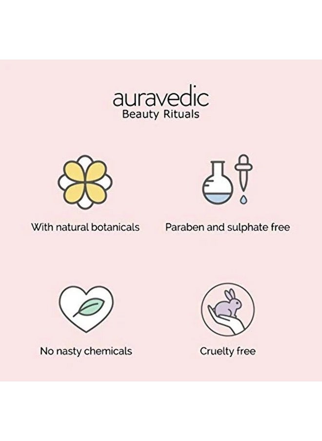 Auravedic Kumkumadi Oil Pure Saffron For Ultra Radiant Skin 3.38 Fl Oz (100Ml)  - Image 3