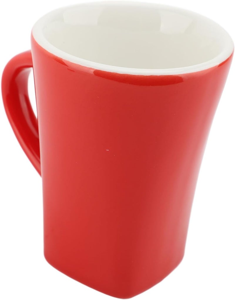 Acouto Ceramic Chocolate Ing Fondue Mug with Stainl Steel Fork - for Entertaining and Gifting - e (Red) - Image 2