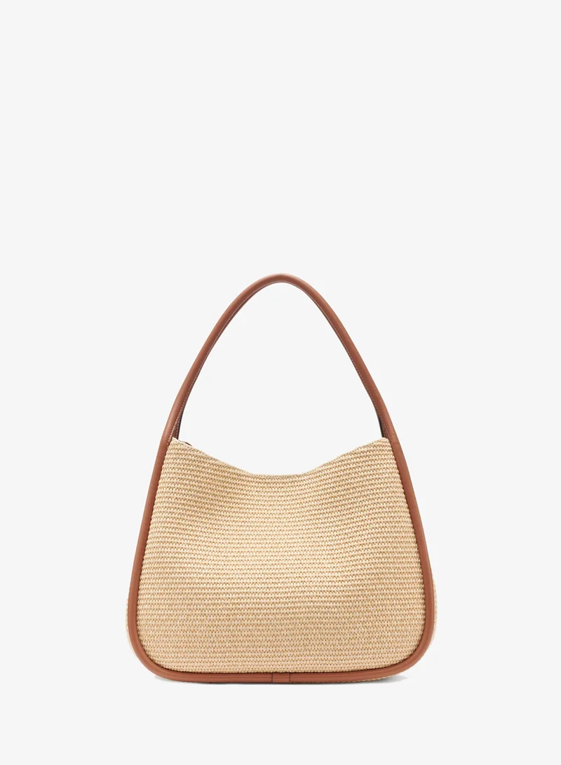 DKNY NATURAL/SADDLE Capri Large Hobo for Women | Best Price UAE