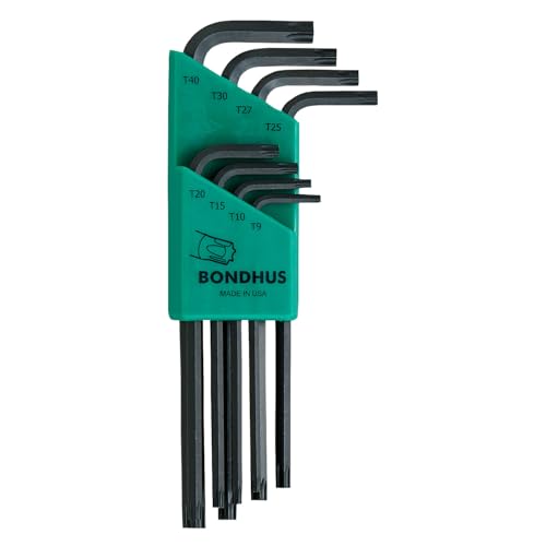 Bondhus 31834 Long Length StarTipped LWrenches 8 Piece Set sizes T9T40
