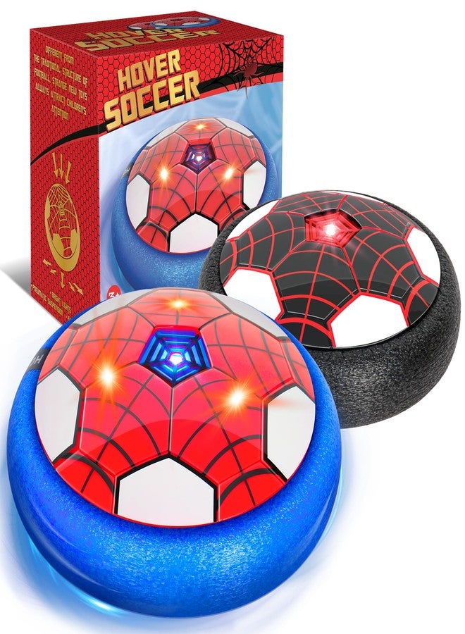 BESTVIVE Hover Soccer Ball, 2 Pack - Indoor Soccer Toys for Kids, Cool Sports Games for Boys and Girls, Birthday Gifts（Red and Black） - Image 1