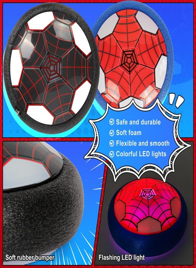 BESTVIVE Hover Soccer Ball, 2 Pack - Indoor Soccer Toys for Kids, Cool Sports Games for Boys and Girls, Birthday Gifts（Red and Black） - Image 2