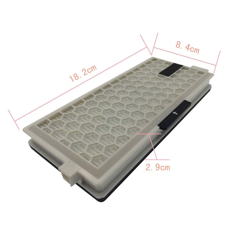 HIHEPA 2-PACK Replacement HEPA Filter for Miele S4 S5 S6 S8 C2 C3 Series, Compare to HEPA AirClean SF-HA 50,SF-AA 50,SF-HA 50,SF-AAC 50  - Image 2