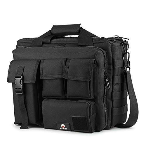 GES Tactical Briefcase, GES 15.6 Inch Men's Messenger Bag Military Briefcase for Men - Image 1
