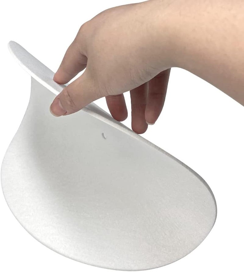 sdroceRyaM 3mm Turntable Mat, 12 Inches Slipmat Anti-Static for LP Vinyl Record High-Fidelity Audiophile Acoustic Sound Support Help Reduce Noise Due to Static and Dust (White) - Image 2