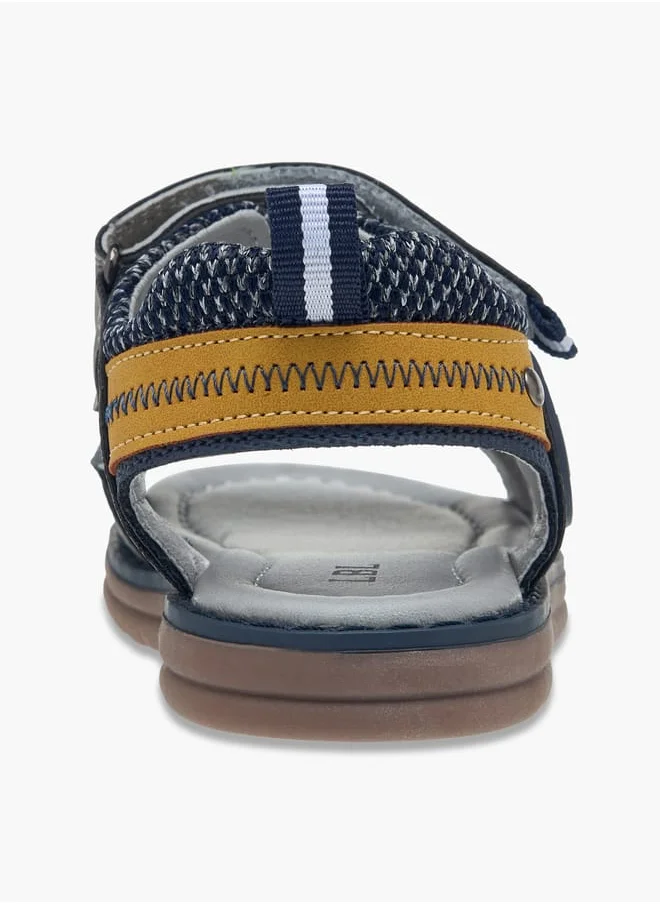 LBL by Shoexpress Boys Colourblock Sandals With Hook And Loop Closure Ramadan Collection