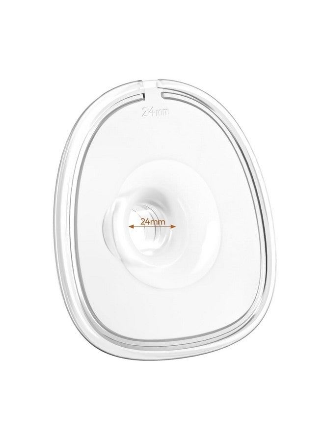 NCVI فلانج سيليكون NCVI 24 مم متوافق مع مضخة الثدي اليدوية 8111/8131، ملحقات بديلة لدرع مضخة الرضاعة القابلة للارتداء الأصلية، 1 قطعة - Image 1