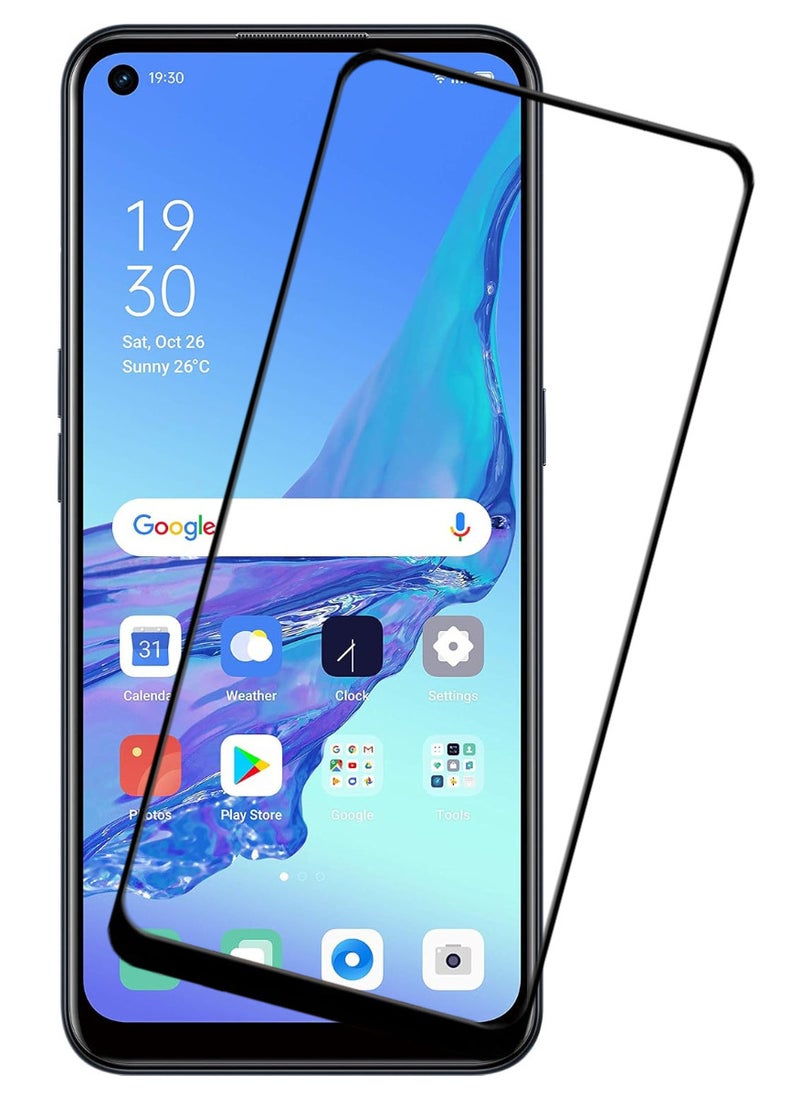 ACLIX Antistatic ESD Dustproof Premium Quality High Definition Tempered Glass Screen Protector Designed For Oppo A53 - Image 1
