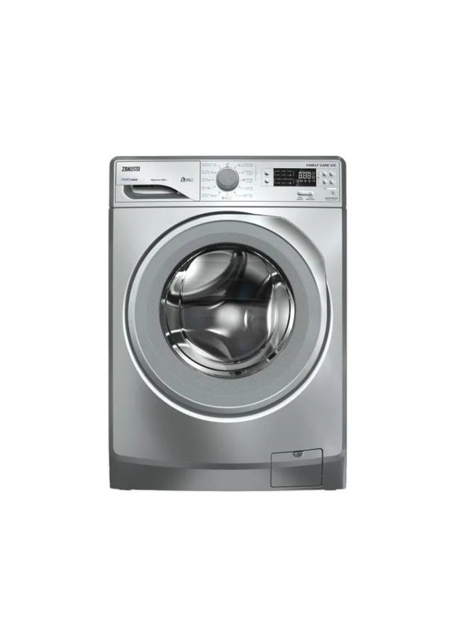 زانوسي غسالة اوتوماتيك (بيرلاماكس)، تحميل امامي، رقمية متعددة البرامج، بخار برو وايت، 7 كجم، فضي - ZWF7240SV5 - Image 3