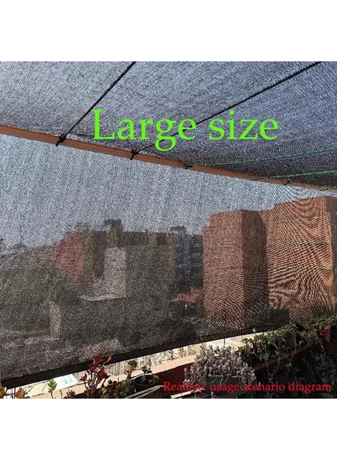 قماش الظل الأسود والأصفر والأخضر 6x4 متر مظلة حديقة شبكة حماية من الشمس في الهواء الطلق - Image 3