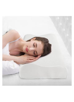 ELTRAZONE Memory Foam Pillow (23.6"x13.8"), Findigit Cervical Neck Support Pillow for Sleeping, Contour Ergonomic Orthopedic Pillow for Back, Side Sleeper  - Image 2