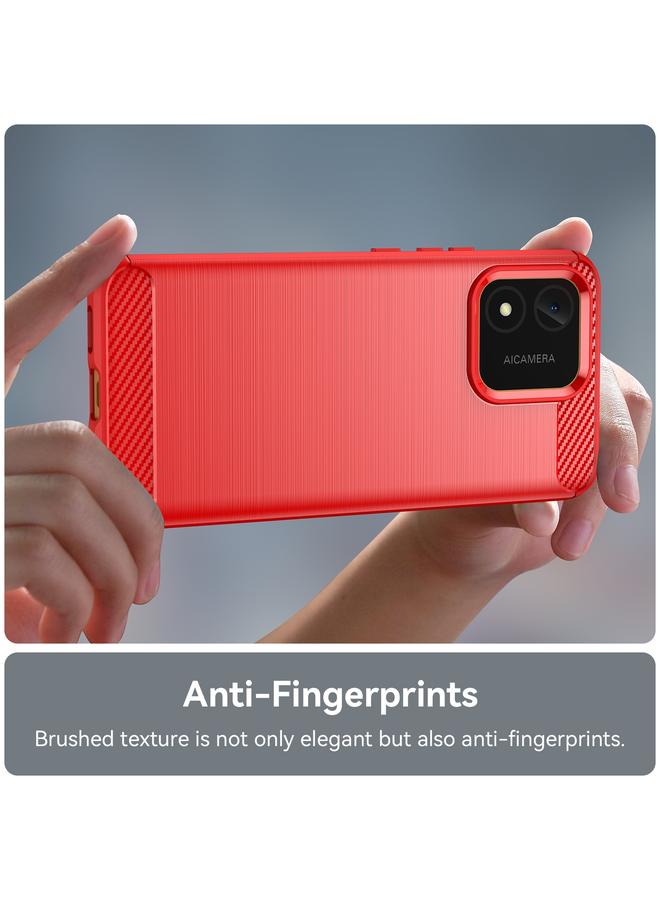 S-TOP Case For Honor X5 4G Carbon Fiber Brushed Texture TPU Phone Case - Image 5