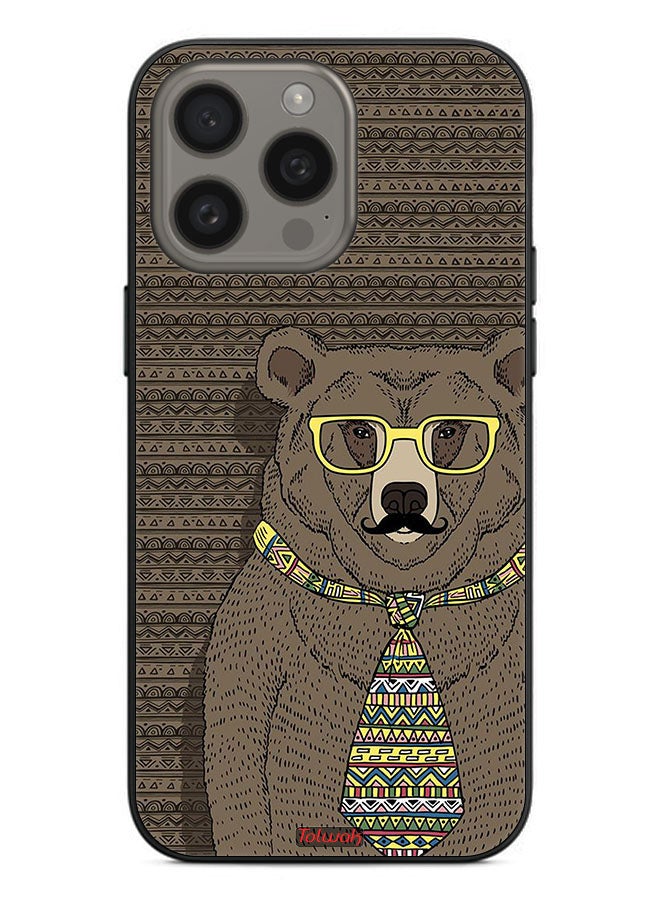 Tolwak Apple iPhone 15 Pro Max Protective Case Cover Mr Wolf - Image 2