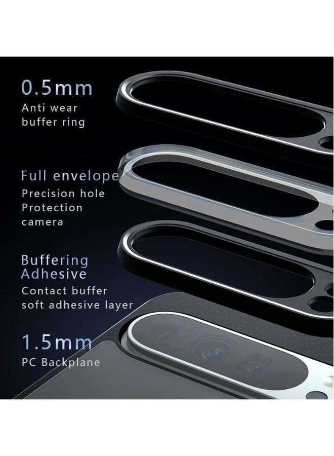 Magnetic Case Compatible with Google Pixel 9 XL 5G Case, Frosted Armor Back Cover Airbag Shockproof TPU Bumper Matte Black Cover Support Wireless Charging - Image 4