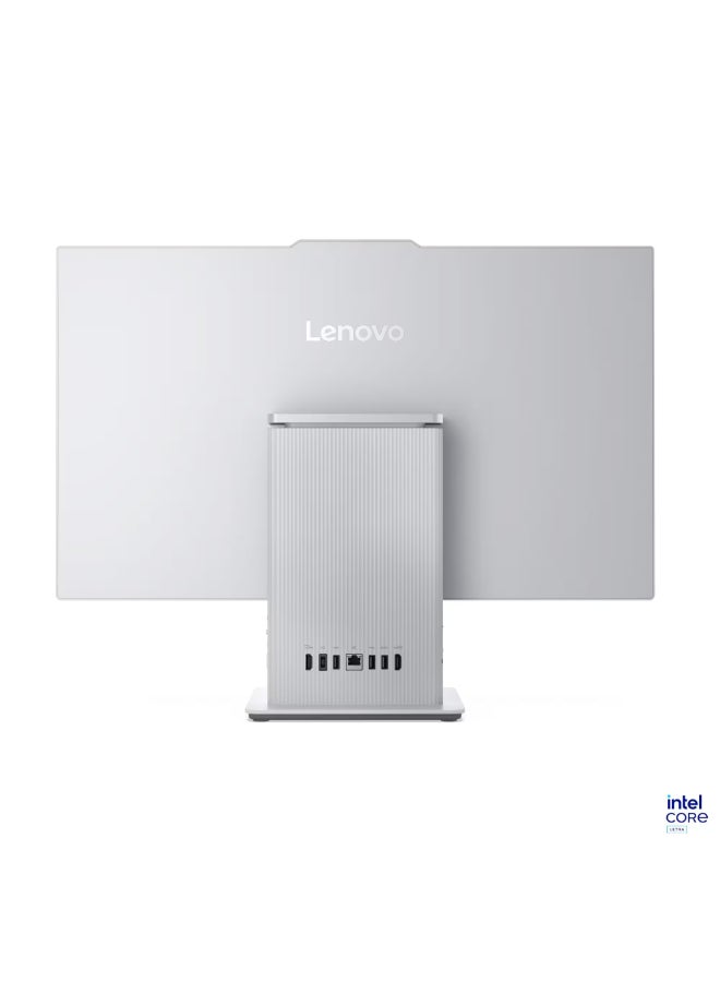 Lenovo IdeaCentre AIO 27ILL11 AI PC (UAE Version) | 27" FHD (1920x1080) IPS Display, Intel Core Ultra 7 256V, 16GB RAM, 512GB SSD, with Wireless KB+Mouse, Cloud Grey, Win11 [F0JW0006AX] Cloud Grey - Image 4