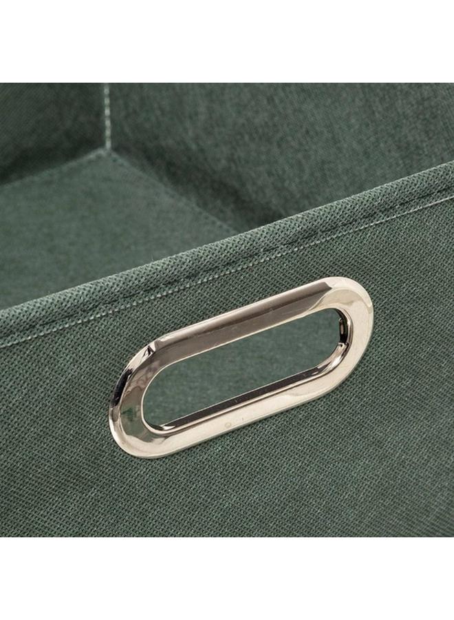 Five Simply Smart Polypropylene and Metal Foldable Storage Box Khaki Green 31 x 15cm 138886K - Image 2