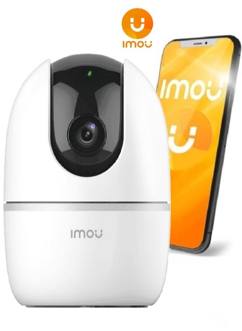 IMOU Ranger 2 360 Degree Security Camera Up To 256GB SD Card Support WiFi & Ethernet 1080P FHD Privacy Mode Alexa Google Assistant Human Detection 2-Way Audio Night Vision (3MP/2K)