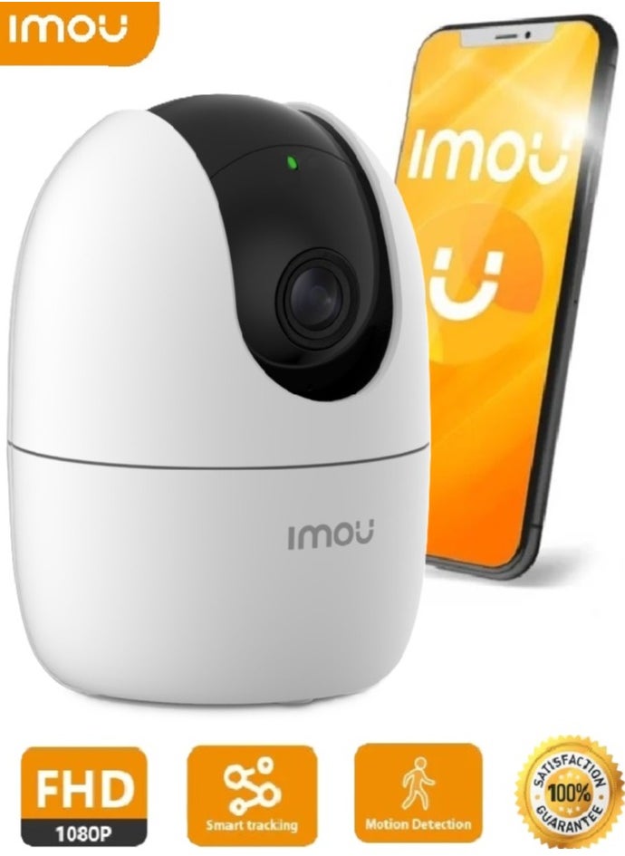 IMOU Ranger 2 360 Degree Security Camera Up To 256GB SD Card Support WiFi & Ethernet 1080P FHD Privacy Mode Alexa Google Assistant Human Detection 2-Way Audio Night Vision (3MP/2K)