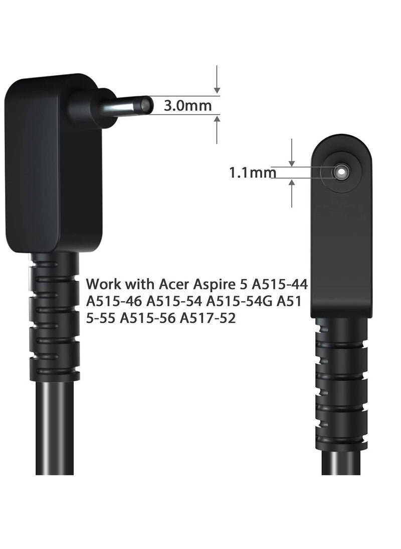 CSF 19V 2.37A 45W SMALL PIN  AC Adapter Laptop Charger  Acer  - Image 2