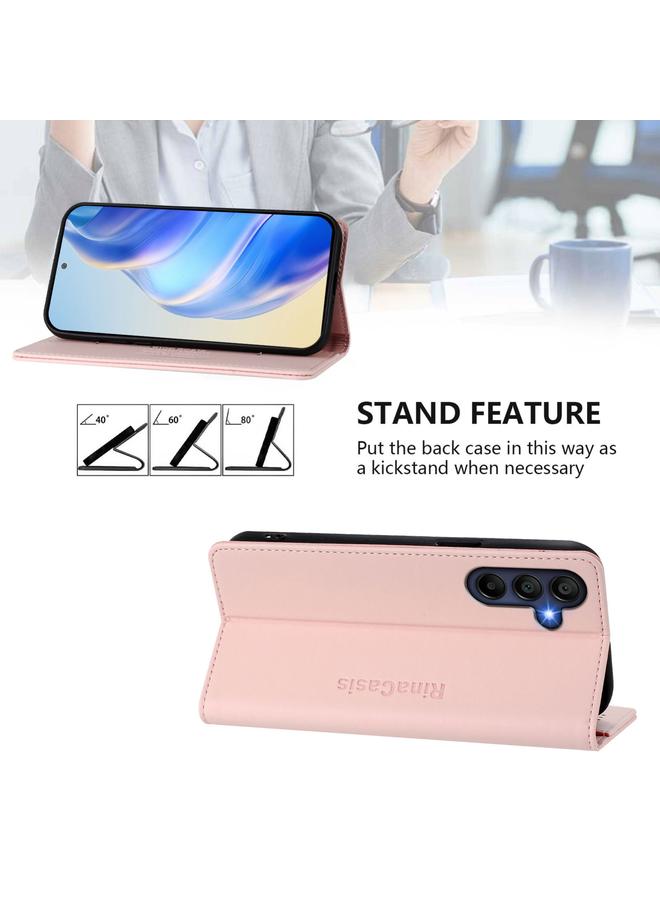 اس-توب جراب لهاتف Samsung Galaxy A26 5G RC01 جراب هاتف جلدي مزدوج الطي مزود بخاصية الشفط المغناطيسي بتقنية RFID - Image 4