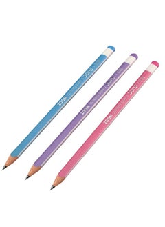 DOMS 12-Piece Zoom Graphite Pencils With 1 Sharpener And Eraser  - Image 3