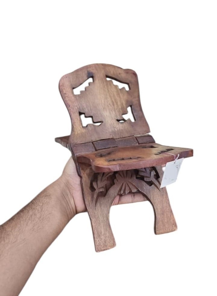 Pakistani Handmade Wooden Foldable Quran Holder Stand - Image 2