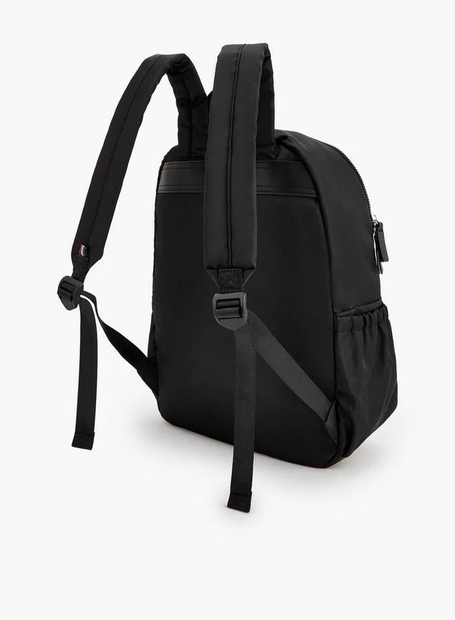 Lee Cooper  Logo Print School Backpack With Padded Shoulder Straps  | Best Price UAE