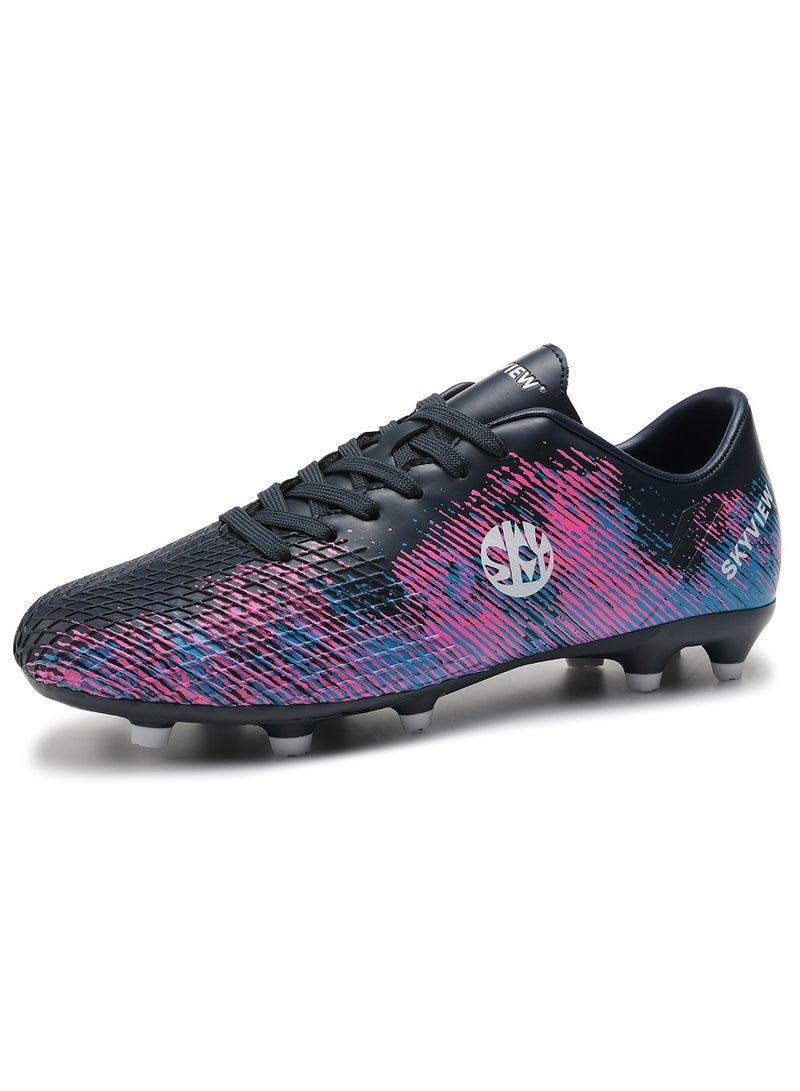 Sky View Kids Soccer Boys Girls Soccer shoes FG sole low top Indoor Outdoor Breathable Casual Professional Athletic Football Cleats Shoes - Image 1