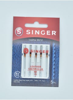 SINGER SINGER LEATHER NEEDLES SIZE 80/12 (PACK OF 5 NEEDLE) BRAZIL 