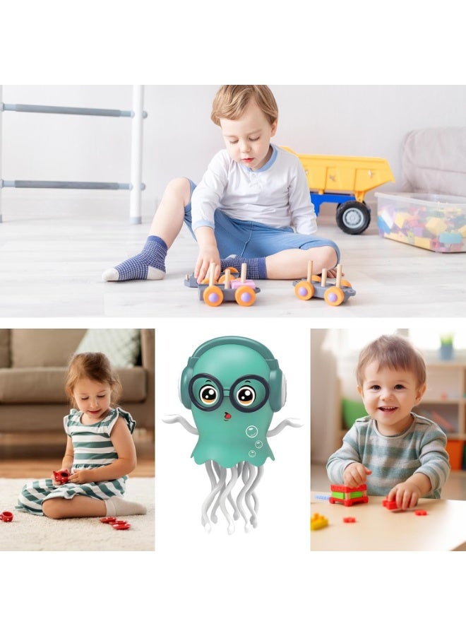 Dancing Jellyfish Toy,Smart Tentacle Explorer,Crawling Dancing Automatic Obstacle Sensor Toys,Electric Crawling Octopus with LED Lights & Music - Image 4