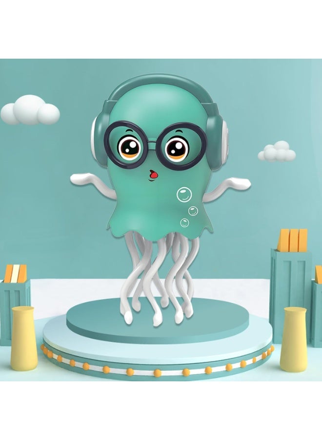 Dancing Jellyfish Toy,Smart Tentacle Explorer,Crawling Dancing Automatic Obstacle Sensor Toys,Electric Crawling Octopus with LED Lights & Music - Image 2