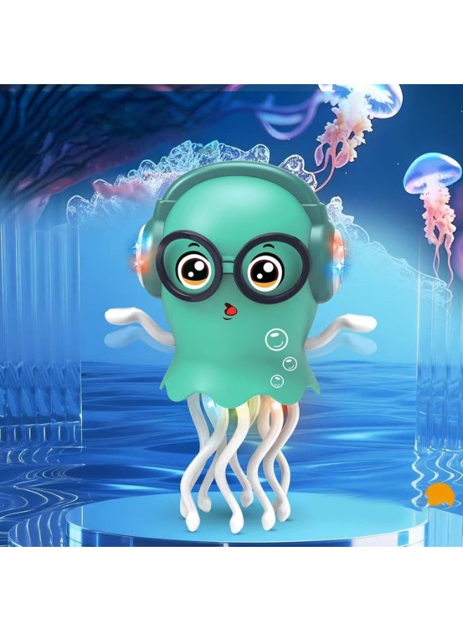 Dancing Jellyfish Toy,Smart Tentacle Explorer,Crawling Dancing Automatic Obstacle Sensor Toys,Electric Crawling Octopus with LED Lights & Music - Image 3
