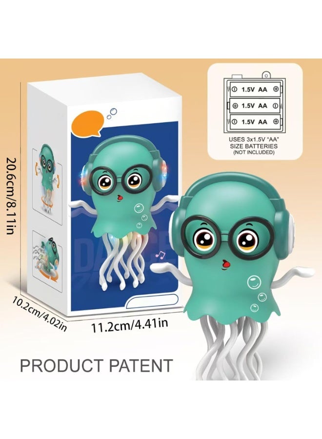 Dancing Jellyfish Toy,Smart Tentacle Explorer,Crawling Dancing Automatic Obstacle Sensor Toys,Electric Crawling Octopus with LED Lights & Music - Image 5