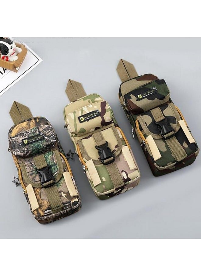 Sky Tech Sky Tech® Camouflage Pencil Case 5 Layer 3 Compartments Large Capacity Cute Zip Closure Aesthetic Design Stationery Holder Organizer Bag Multifunctional Pouch for School (Pack of 1)(Multi Color)  - Image 2