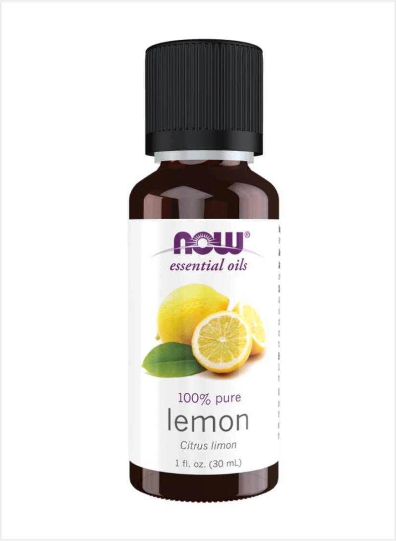 NOW Lemon Essential Oil - 100% Pure Refreshing Citrus, 30ml