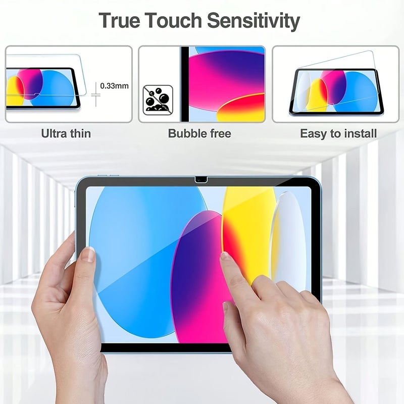 مجموعة واقي شاشة زجاجي مقسّى لأجهزة iPad Mini 1 و2 و3 مقاوم للخدش - Image 2
