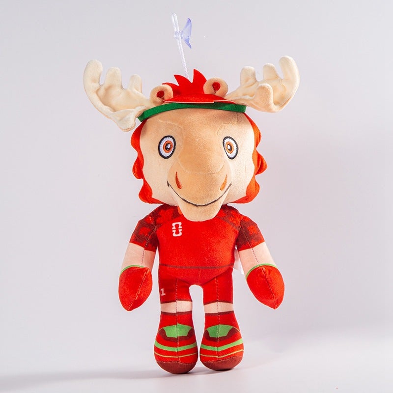 FIFA World Cup 2026 USA Canada Mexico Merchandise, Zayu Jaguar Mascot Plush Doll, Commemorative Souvenir Gift for Football Fans - Image 5