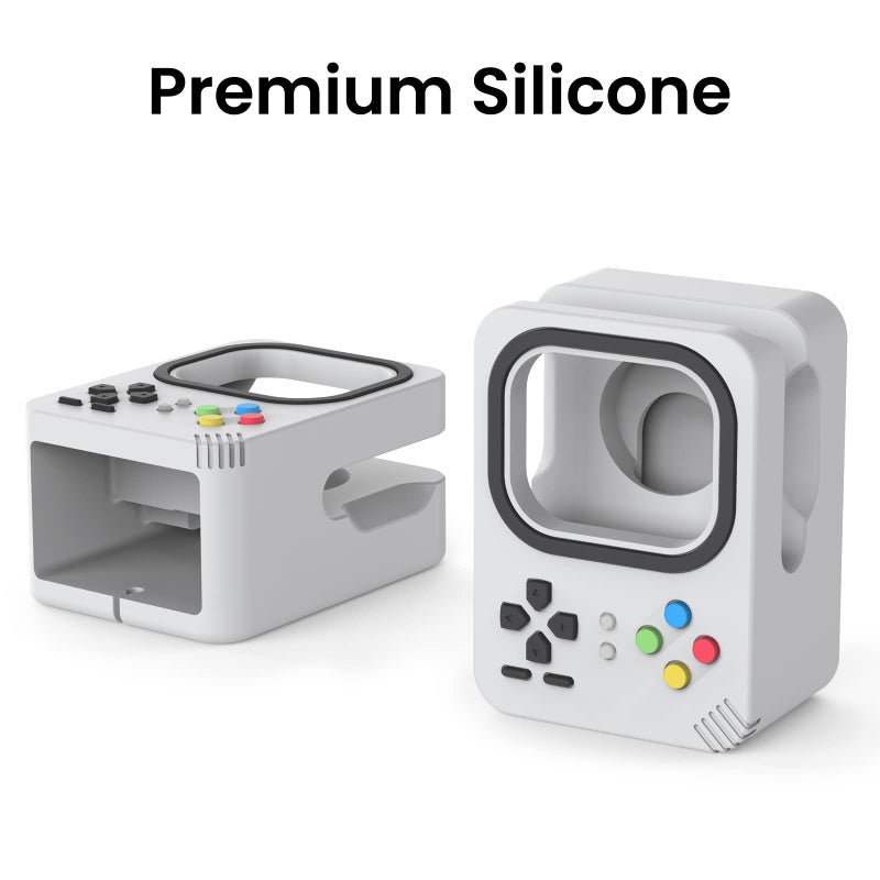 Delidigi Charger Stand Compatible with Apple Watch Ultra 3 2 1, SE 3 2 1, Series 11 10 9 8 7 6 5 4 3 2 1 (49mm, 45mm, 44mm, 42mm, 41mm, 40mm, 38mm) Silicone Charging Holder Dock - Image 5
