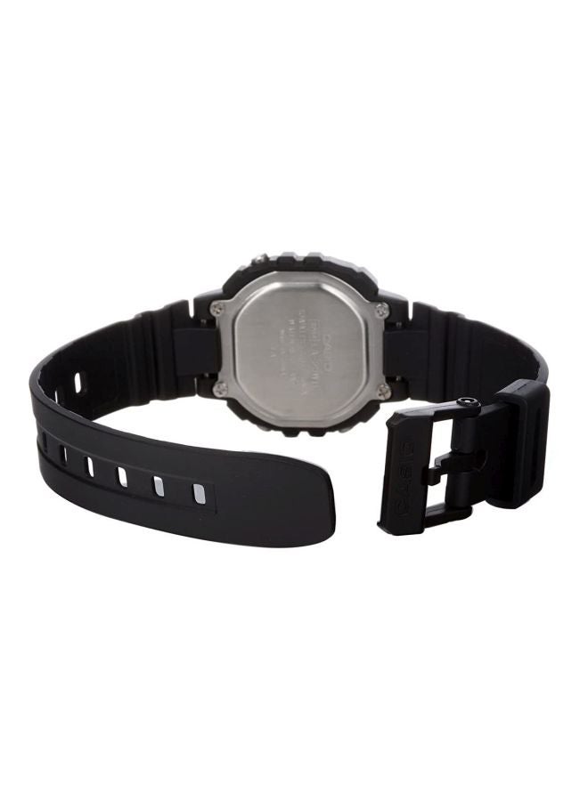 CASIO Women Youth Water Resistant Resin Digital Watch LA-20WH-1CDF - 35 mm - Black - Image 2