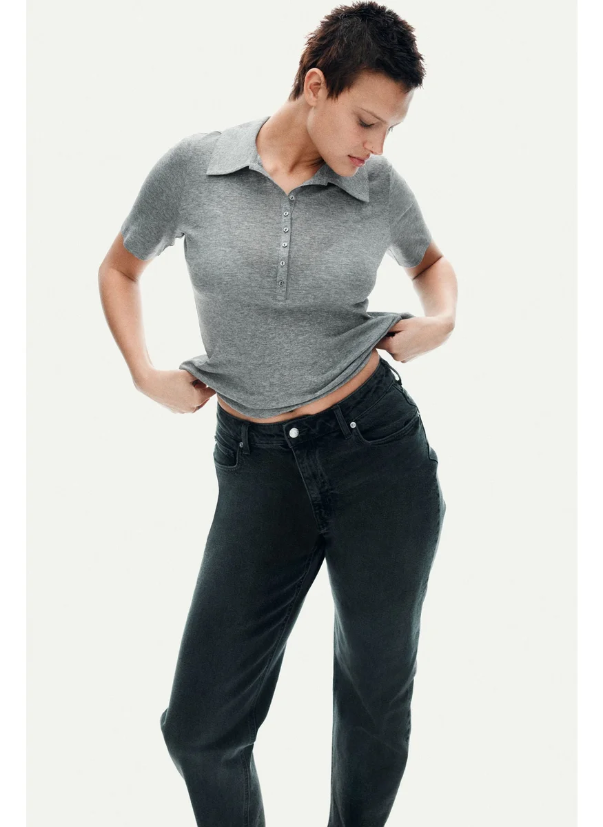H&M Fitted Polo Shirt