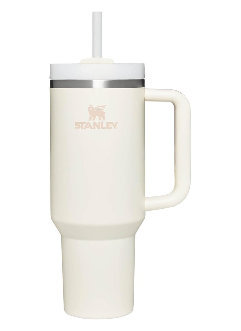 Stanley Stanley Quencher H2.0 FlowState Tumbler 1.2L - Cold for 11 Hours - Iced for 48 Hours - Cup with Straw, Handle and Lid - Dishwasher Safe - Travel Mug for Cold or Hot Drinks - Cream Tonal  - Image 1